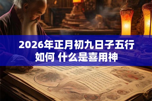 2026年正月初九日子五行如何 什么是喜用神