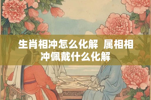 生肖相冲怎么化解  属相相冲佩戴什么化解