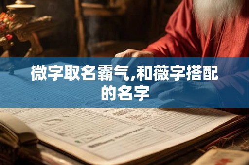 微字取名霸气,和薇字搭配的名字