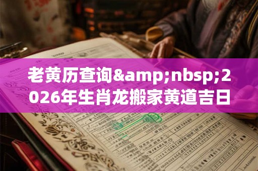 老黄历查询 2026年生肖龙搬家黄道吉日 老黄历查询 2026年生肖龙搬家黄道吉日