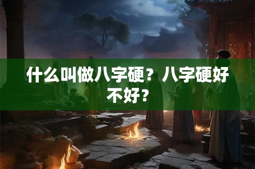 什么叫做八字硬？八字硬好不好？