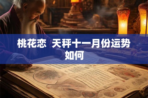 桃花恋  天秤十一月份运势如何