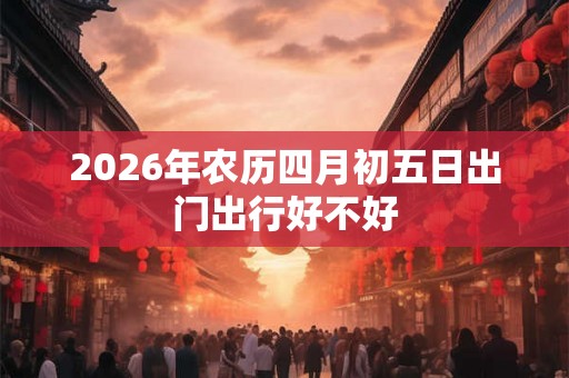 2026年农历四月初五日出门出行好不好