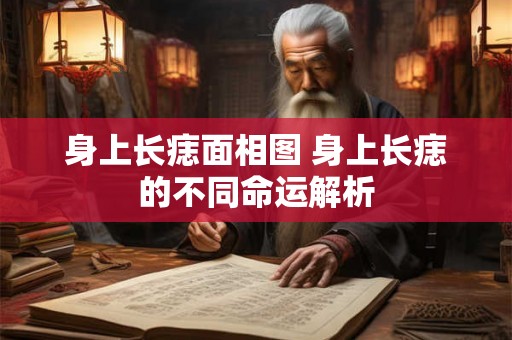 身上长痣面相图 身上长痣的不同命运解析
