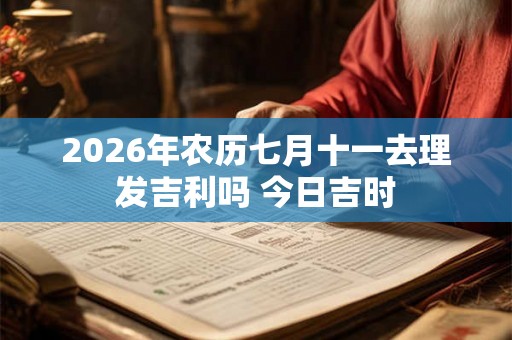 2026年农历七月十一去理发吉利吗 今日吉时