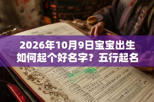 2026年10月9日宝宝出生如何起个好名字?五行起名该怎么取? 2026年10月9日宝宝出生如何起个好名字?五行起名该怎么取?