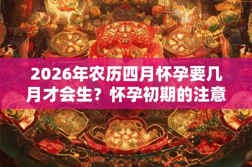 2026年农历四月怀孕要几月才会生？怀孕初期的注意事项是什么？
