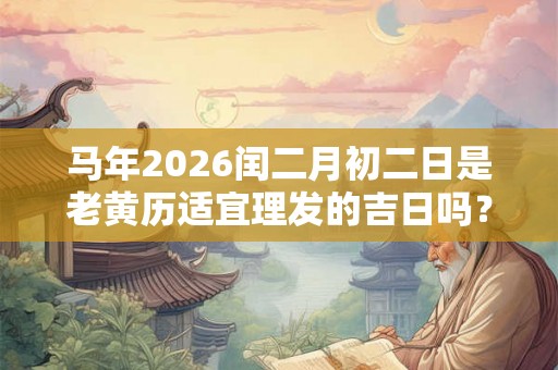 马年2026闰二月初二日是老黄历适宜理发的吉日吗？