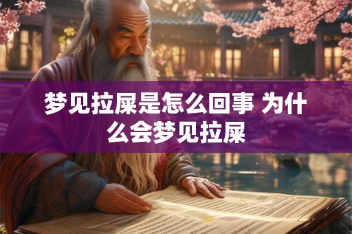梦见拉屎是怎么回事 为什么会梦见拉屎