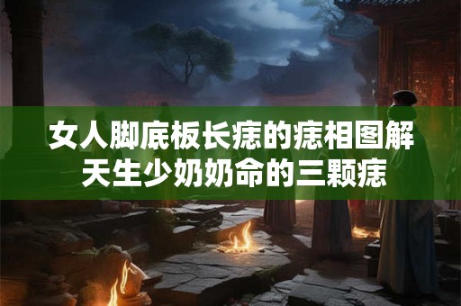 女人脚底板长痣的痣相图解 天生少奶奶命的三颗痣 女人脚底板长痣的痣相图解 天生少奶奶命的三颗痣