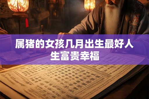 属猪的女孩几月出生最好人生富贵幸福 属猪的女孩几月出生最好人生富贵幸福