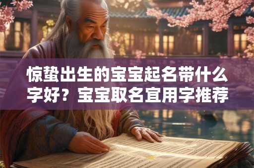 惊蛰出生的宝宝起名带什么字好？宝宝取名宜用字推荐