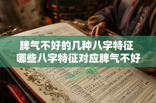 脾气不好的几种八字特征 哪些八字特征对应脾气不好