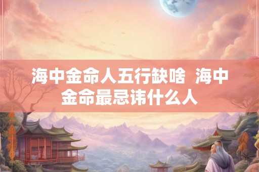 海中金命人五行缺啥  海中金命最忌讳什么人