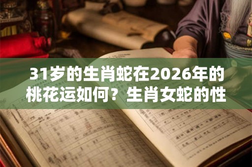 31岁的生肖蛇在2026年的桃花运如何？生肖女蛇的性格特点