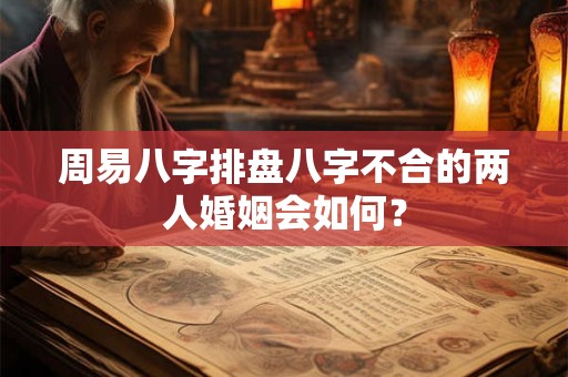 周易八字排盘八字不合的两人婚姻会如何？