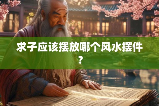 求子应该摆放哪个风水摆件？