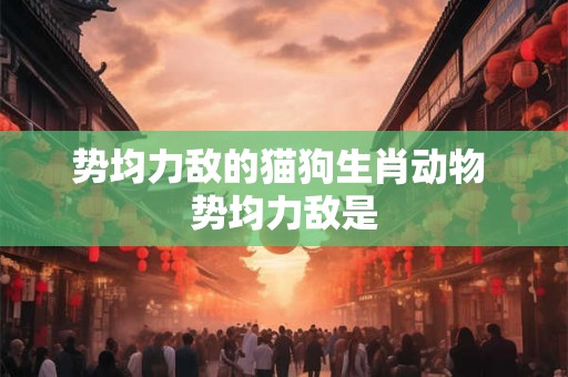势均力敌的猫狗生肖动物 势均力敌是