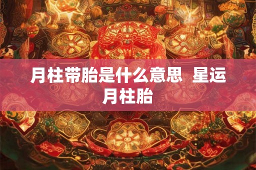 月柱带胎是什么意思  星运月柱胎