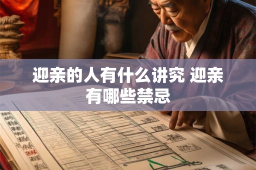 迎亲的人有什么讲究 迎亲有哪些禁忌