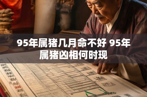 95年属猪几月命不好 95年属猪凶相何时现