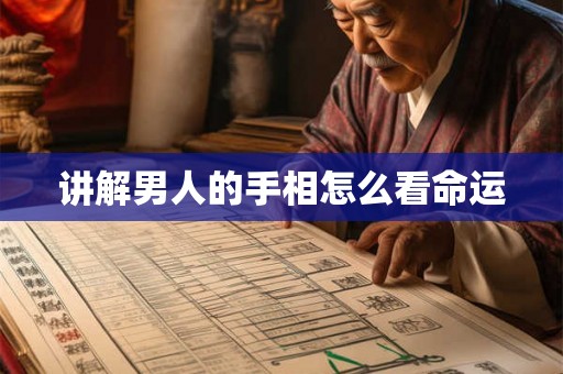 讲解男人的手相怎么看命运