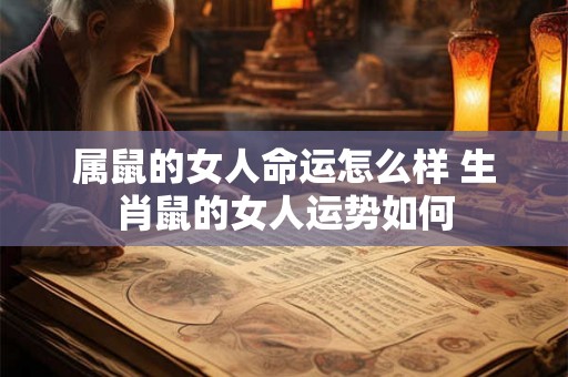 属鼠的女人命运怎么样 生肖鼠的女人运势如何 属鼠的女人命运怎么样 生肖鼠的女人运势如何