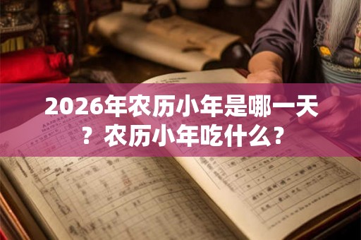 2026年农历小年是哪一天?农历小年吃什么? 2026年农历小年是哪一天?农历小年吃什么?