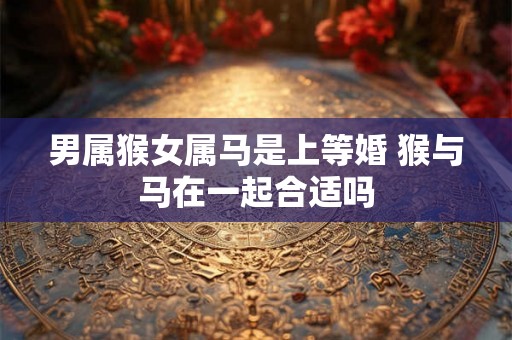 男属猴女属马是上等婚 猴与马在一起合适吗