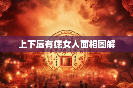 上下唇有痣女人面相图解