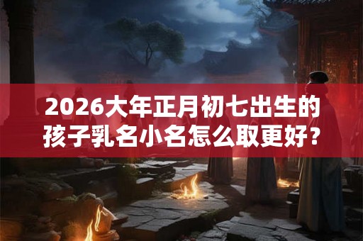 2026大年正月初七出生的孩子乳名小名怎么取更好？