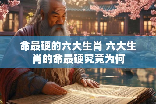 命最硬的六大生肖 六大生肖的命最硬究竟为何