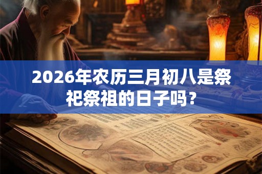 2026年农历三月初八是祭祀祭祖的日子吗？