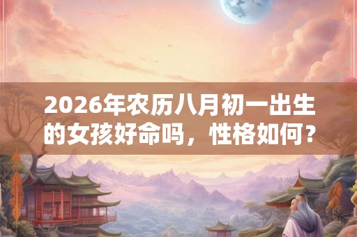 2026年农历八月初一出生的女孩好命吗，性格如何？