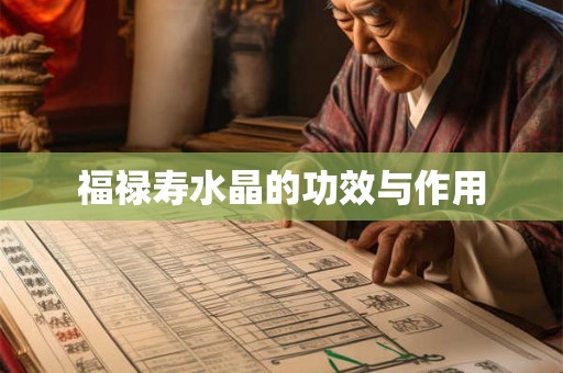 福禄寿水晶的功效与作用