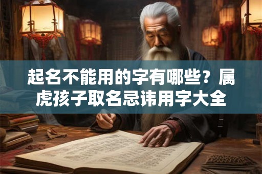 起名不能用的字有哪些?属虎孩子取名忌讳用字大全 起名不能用的字有哪些?属虎孩子取名忌讳用字大全