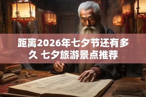 距离2026年七夕节还有多久 七夕旅游景点推荐 距离2026年七夕节还有多久 七夕旅游景点推荐