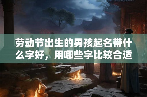 劳动节出生的男孩起名带什么字好，用哪些字比较合适