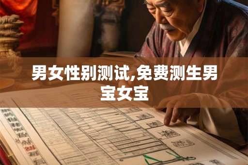 男女性别测试,免费测生男宝女宝