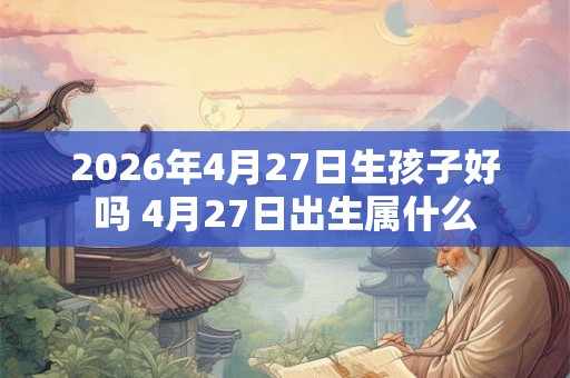 2026年4月27日生孩子好吗 4月27日出生属什么