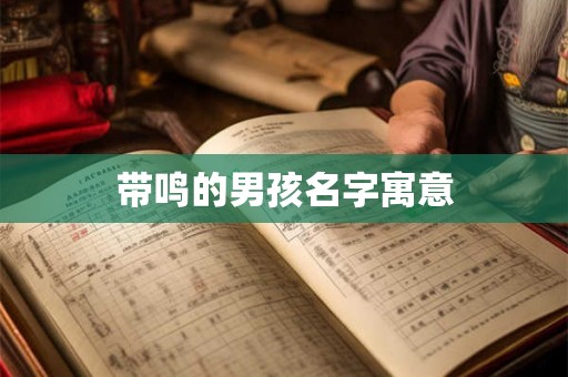 带鸣的男孩名字寓意