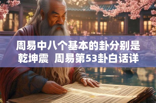 周易中八个基本的卦分别是乾坤震  周易第53卦白话详解