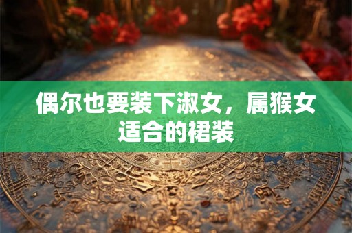 偶尔也要装下淑女，属猴女适合的裙装