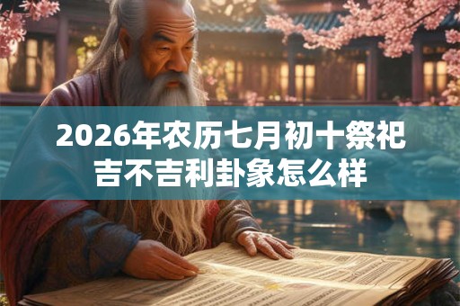 2026年农历七月初十祭祀吉不吉利卦象怎么样
