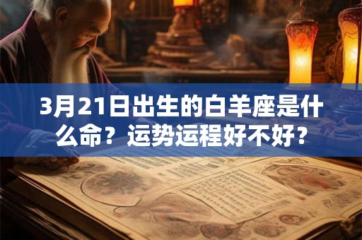 3月21日出生的白羊座是什么命？运势运程好不好？