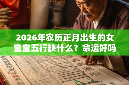 2026年农历正月出生的女宝宝五行缺什么？命运好吗？