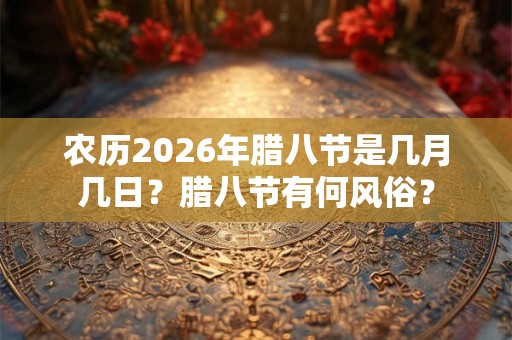 农历2026年腊八节是几月几日？腊八节有何风俗？