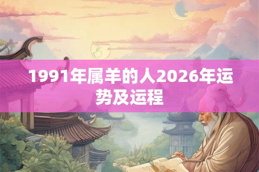 1991年属羊的人2026年运势及运程
