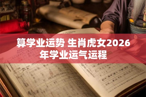 算学业运势 生肖虎女2026年学业运气运程