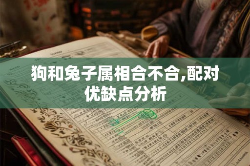 狗和兔子属相合不合,配对优缺点分析